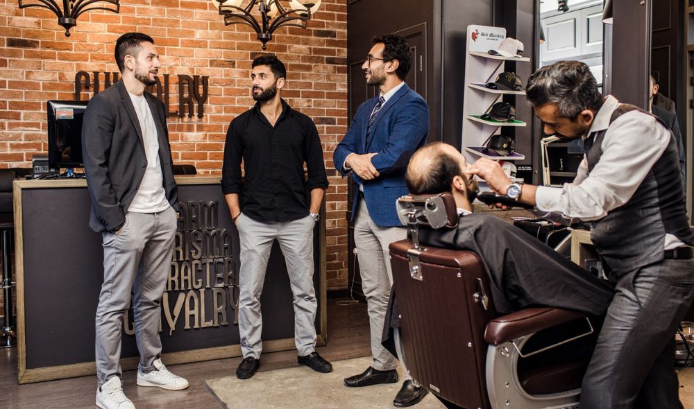 Rakning med varma handdukar